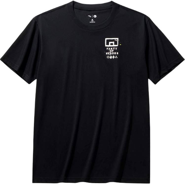 

ANTA Футболка мужская базовая Black 3, Черный, ANTA Футболка мужская базовая Black 3