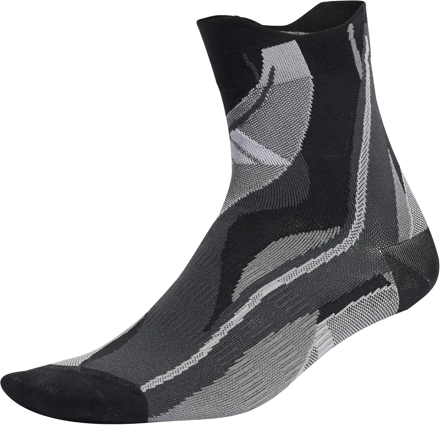 Детские носки Adidas Performance Designed for Sport с графическим принтом, унисекс, черный/белый/серый