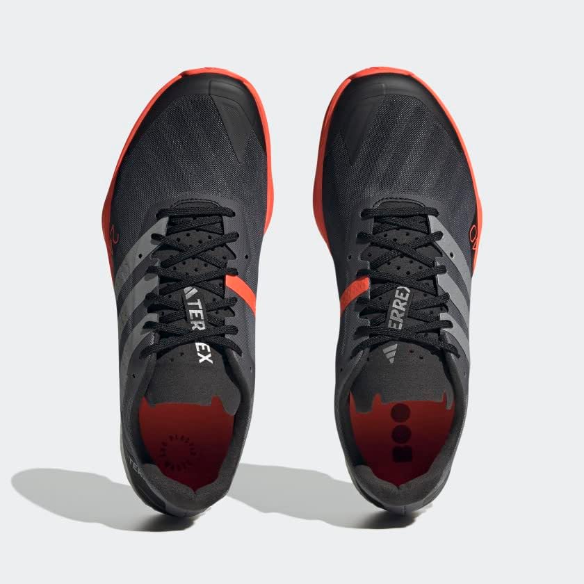 Беговые кроссовки adidas Terrex Speed Ultra для трейлраннинга, черный/красный — фото 3