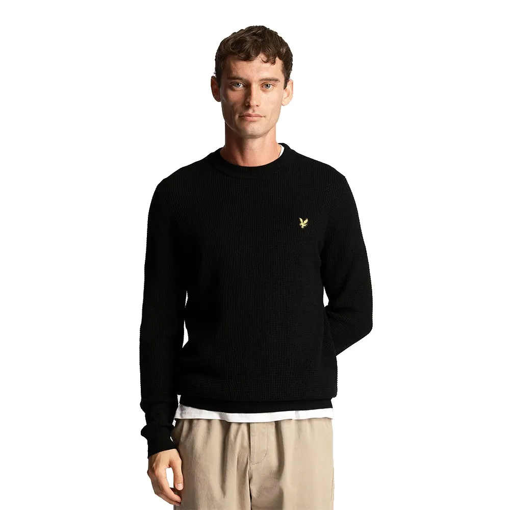 

Свитер Lyle & Scott Grid, черный