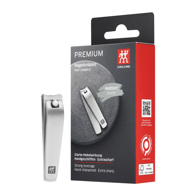 Маникюрные кусачки с защитой от разлета ZWILLING, [42443-102-0]Full Stainless Steel Nail Clippers