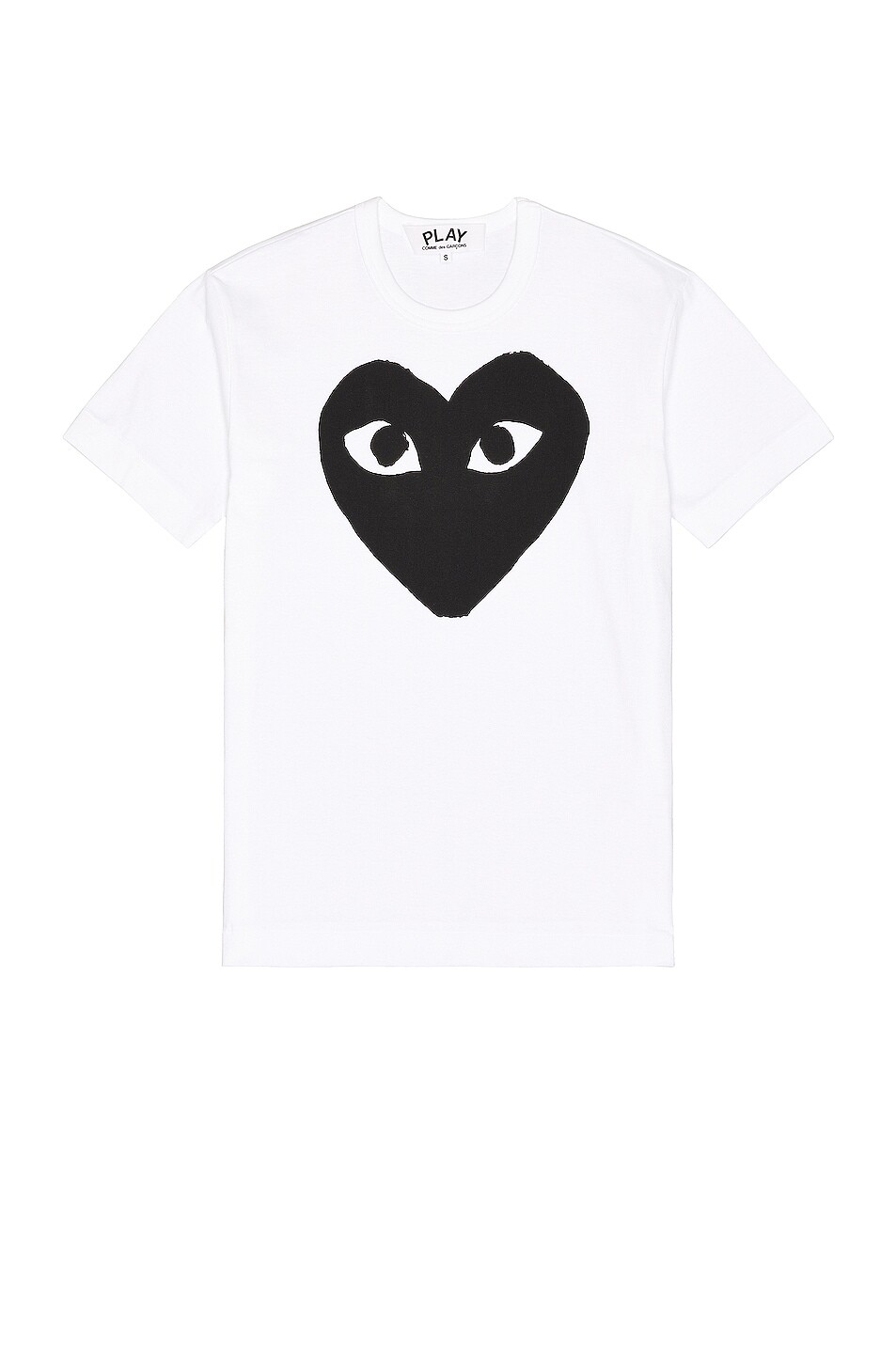 

Футболка Comme des Garçons Emblem Cotton, цвет White & Black