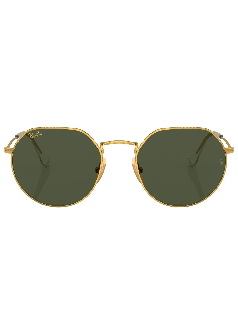 

Солнцезащитные очки в геометричной оправе Ray-Ban, золотой