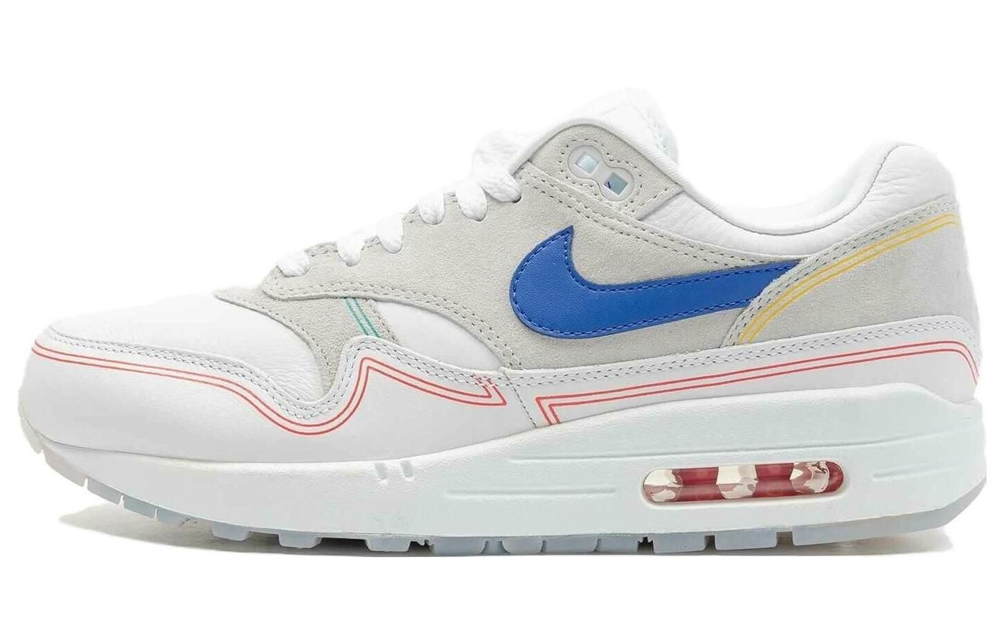 

Кроссовки Nike Air Max 1 Pompidou Center Day, белый/синий