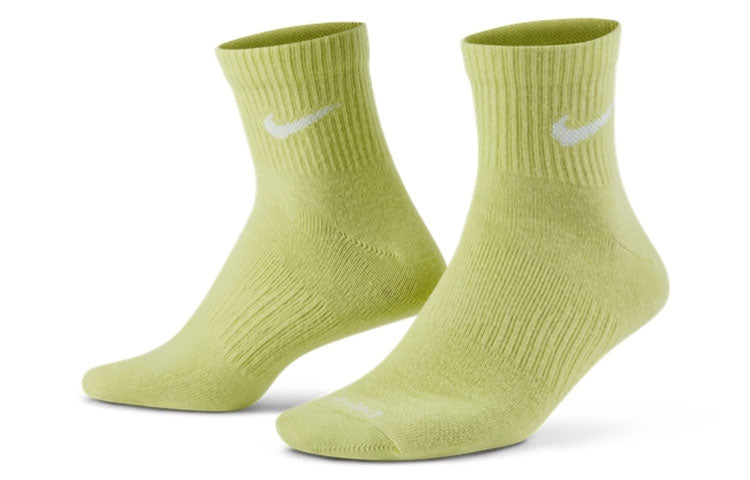 Носки Nike Unisex Plus Lightweight Ankle Breathable Train Socks 3 Pairs Multicolor Multi-color SX6893-906, разноцветный — фото 3