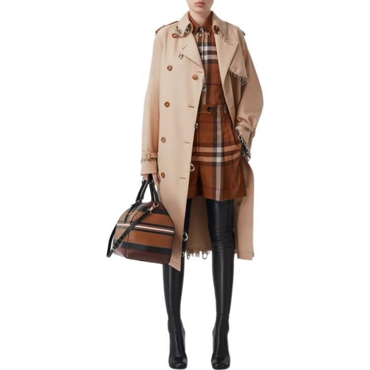 Шорты Burberry, женские, бежево-коричневый — фото 2