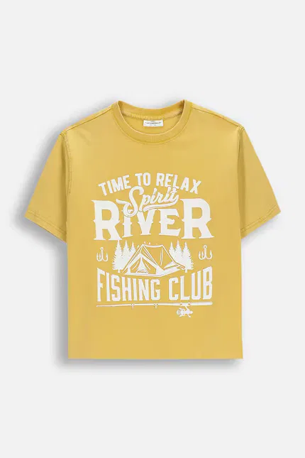 Футболка хлопковая T-shirt Coccodrillo, желтый