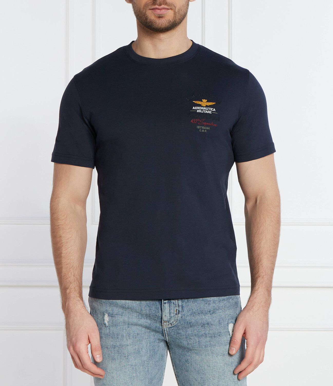 

Футболка Aeronautica Militare Regular Fit, темно-синий