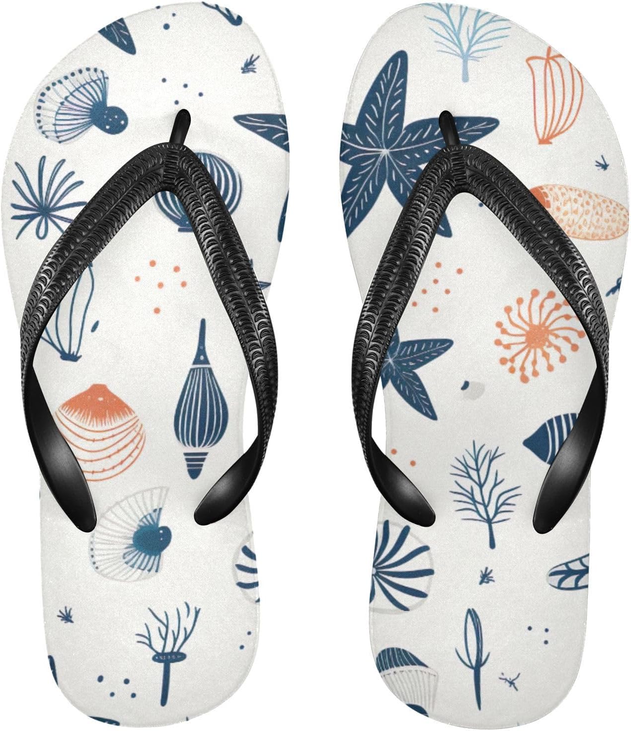 

Пляжные летние сандалии Seashell Starfish для женщин и мужчин, шлепанцы для душа Kfbe