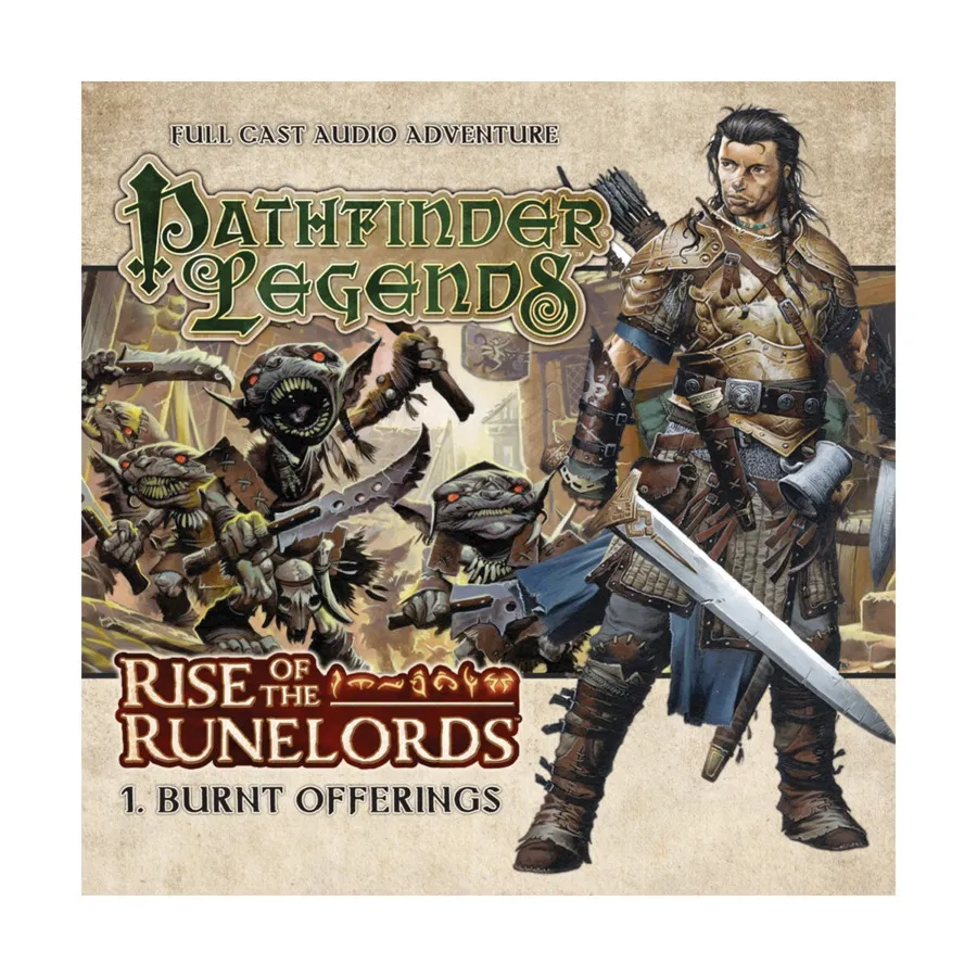 

Компакт-диск Rise of the Runelords - #1 Burnt Offerings (Audio Drama), Pathfinder Legends (1st Edition)