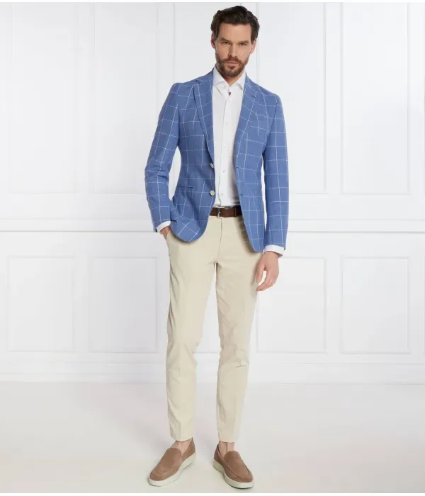 Элегантная куртка C-Hug slim fit Boss, синий — фото 2