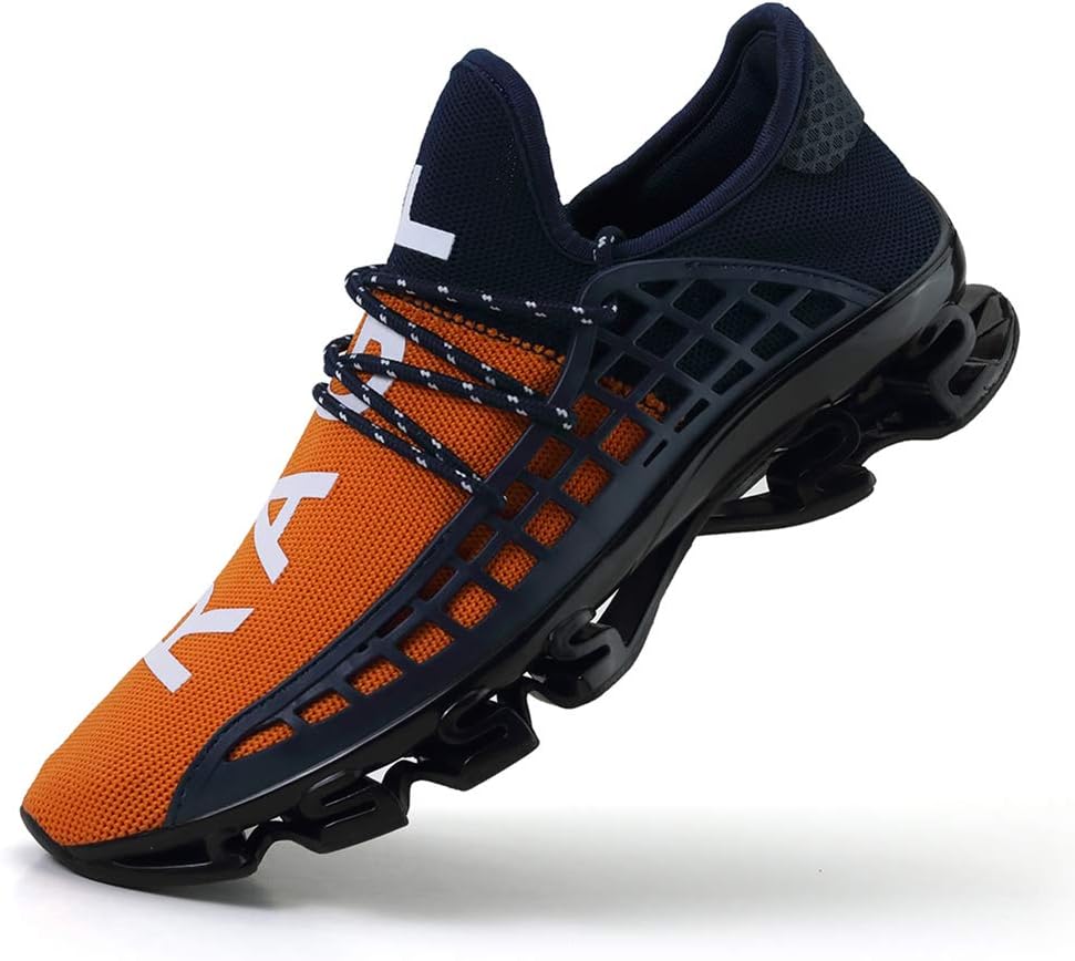 

Мужские кроссовки XIANV для трейлраннинга, дышащие спортивные теннисные и прогулочные обувь, оранжевый