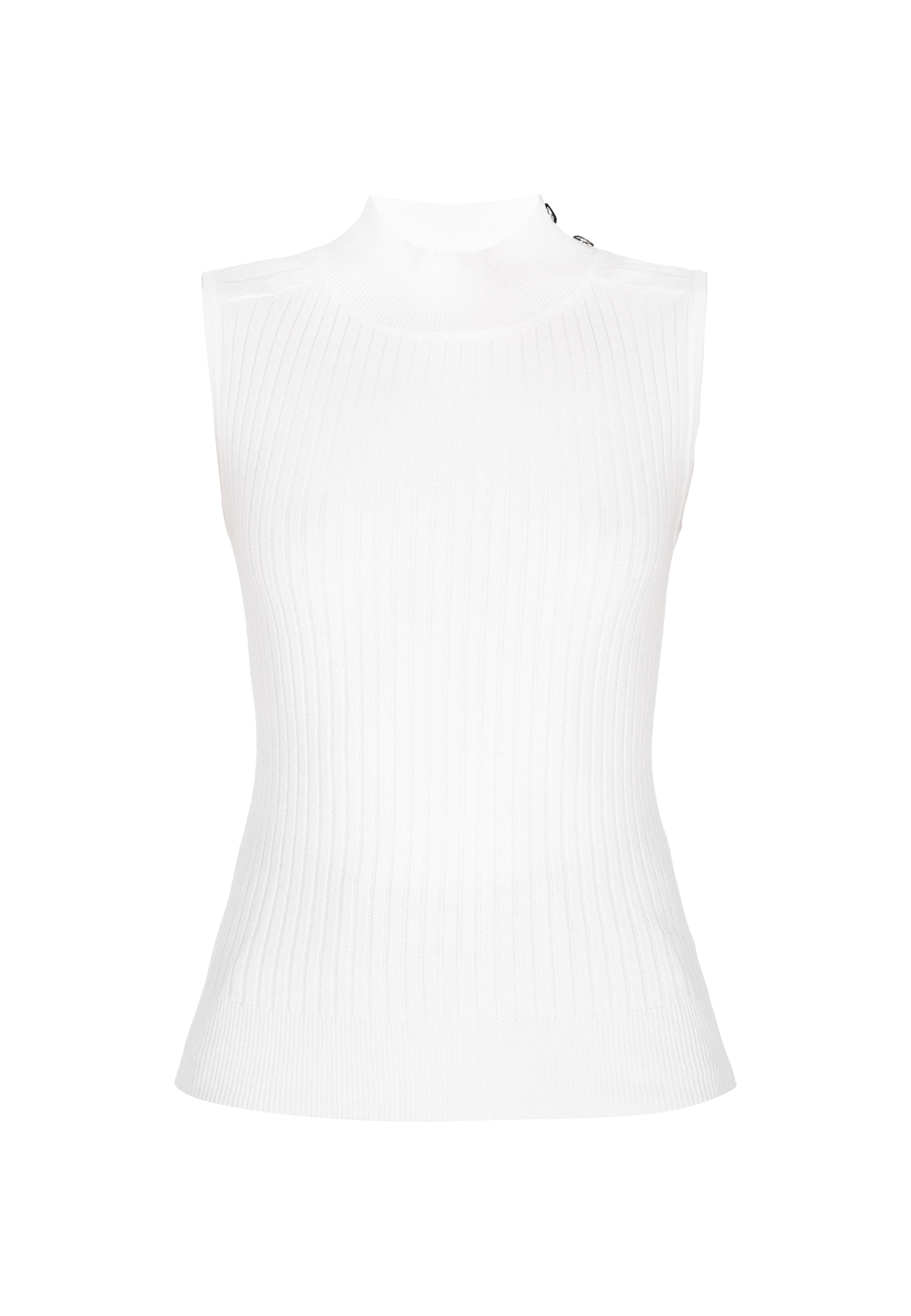 

IDONY Вязаный топ белого цвета