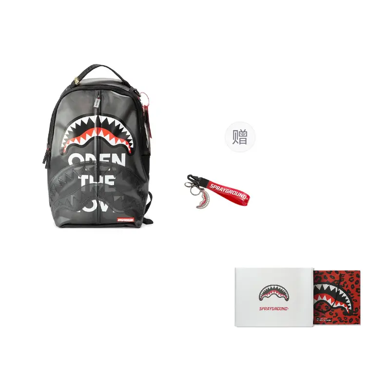 

SPRAYGROUND Рюкзак из термополиуретана унисекс черный, Black (Comes with Bag Charm)