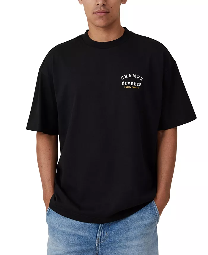 

Мужская футболка Box Fit Text COTTON ON, черный