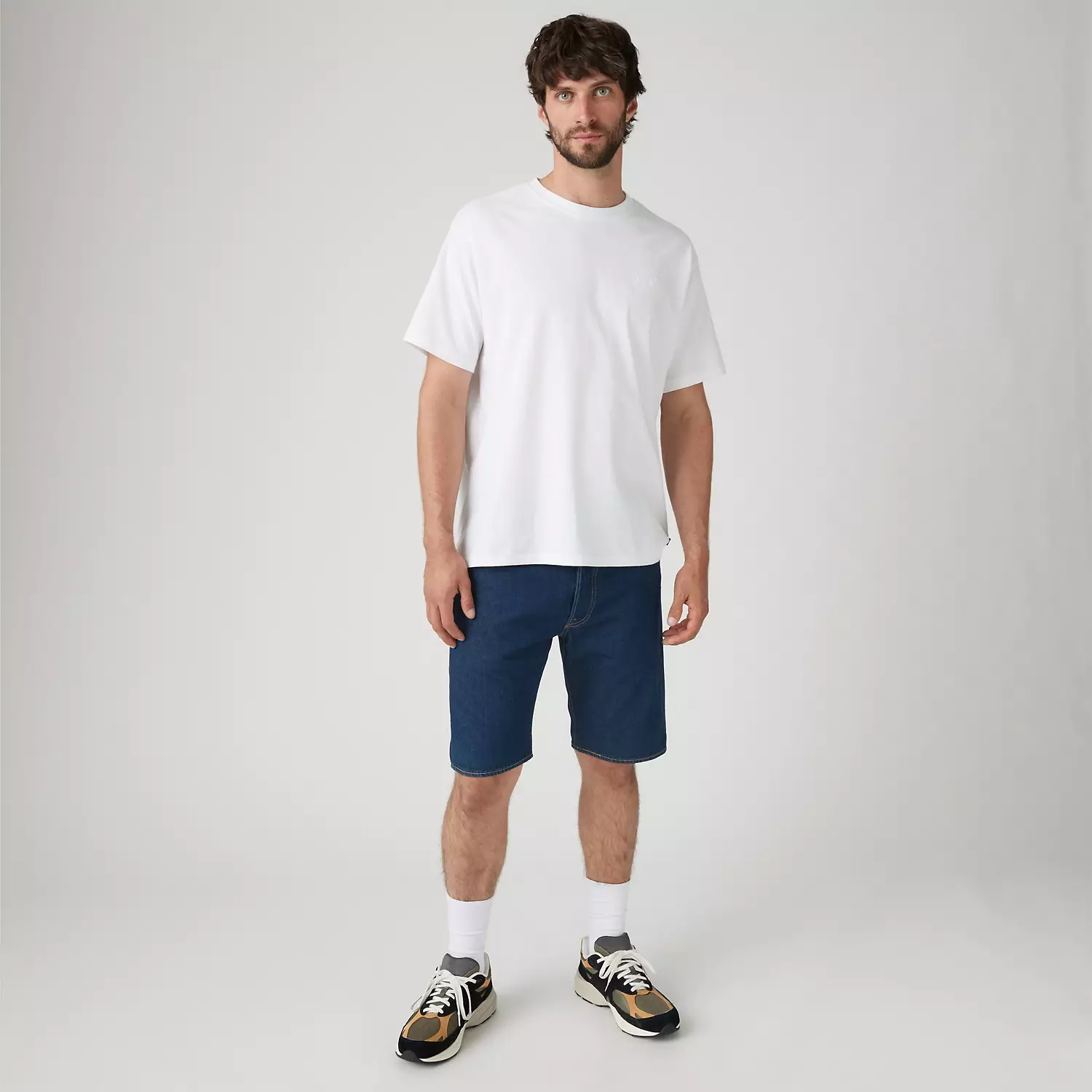 

501 Оригинальный крой Легкие 9-дюймовые мужские шорты Levi's, цвет Late Edition - Dark Wash