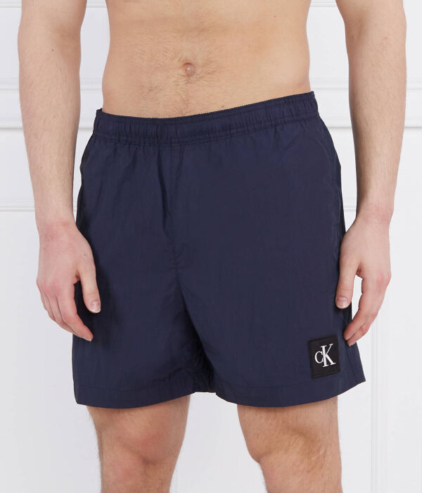 

Шорты пляжные Calvin Klein Swimwear Regular Fit, синий