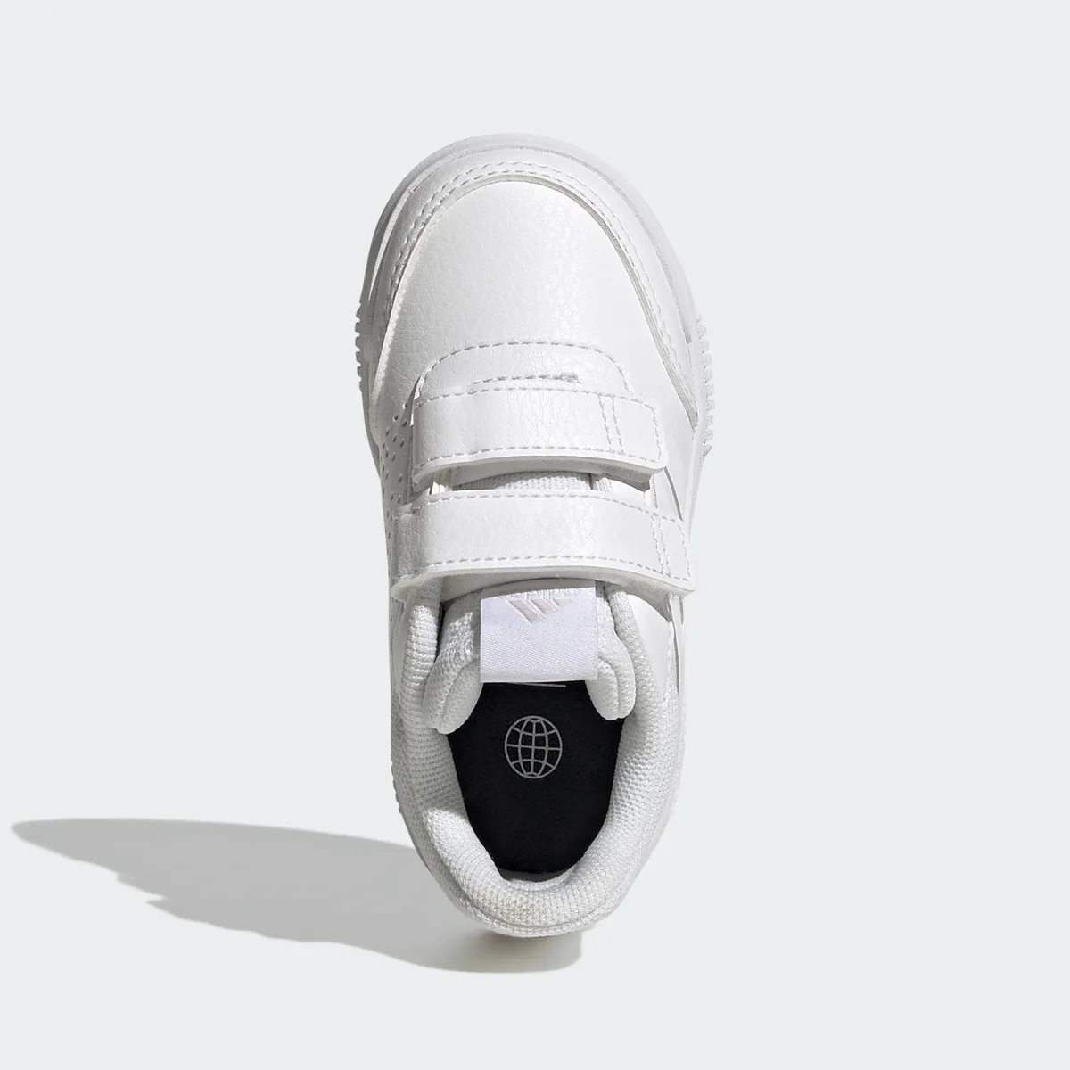 Кроссовки Adidas Sportswear на липучке "TENSAUR Hook AND LOOP", для малышей с застежкой-липучкой, цвет Cloud White / Cloud White / Grey One — фото 4