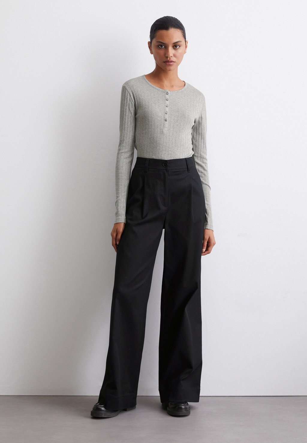 

Топ с длинными рукавами SLIM Marc O'Polo, серый