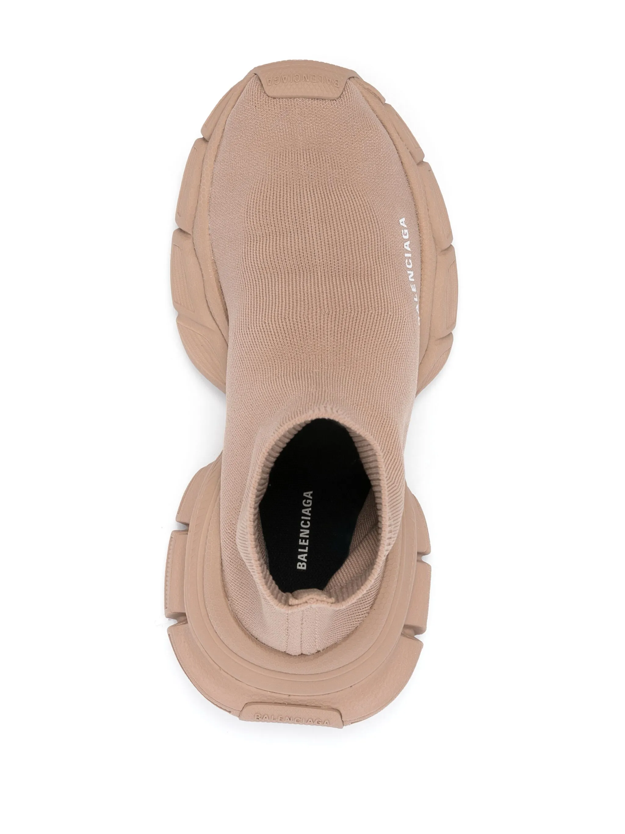 Кроссовки 3XL Sock Balenciaga, бежевый — фото 4