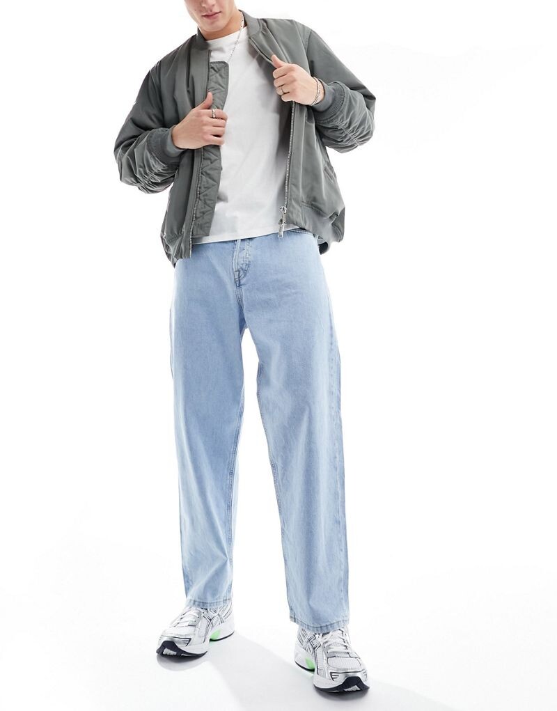 

Jack & Jones - Alex - Голубые мешковатые джинсы