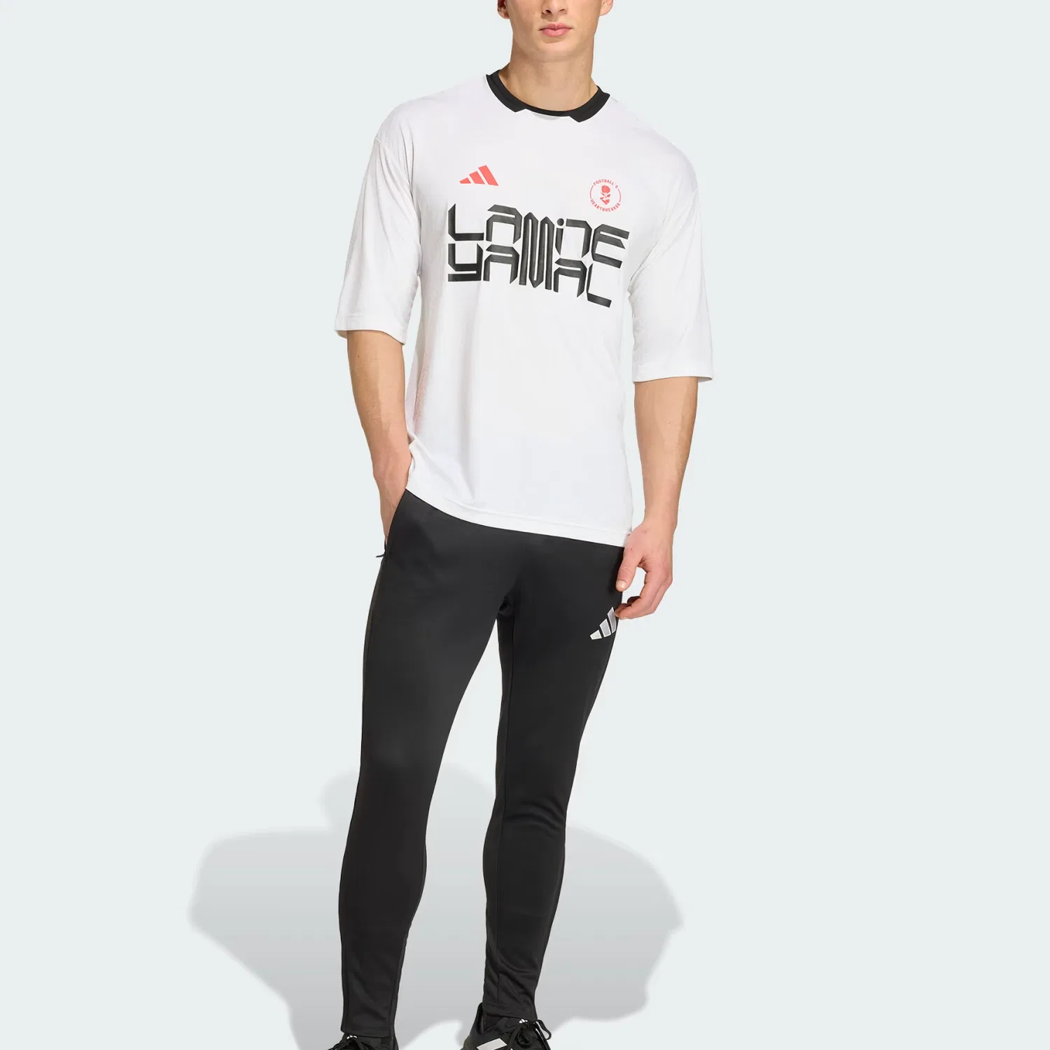 Футболка тренировочная Lamine Yamal для мужчин Adidas, White — фото 4