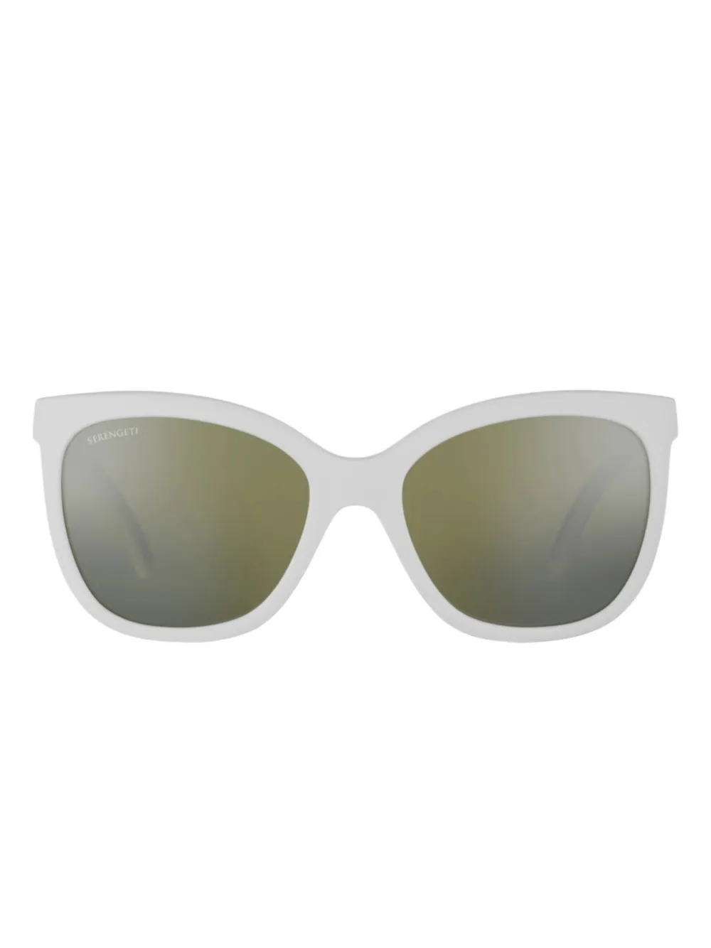 

Солнцезащитные очки Agata «кошачий глаз» Serengeti Eyewear, белый