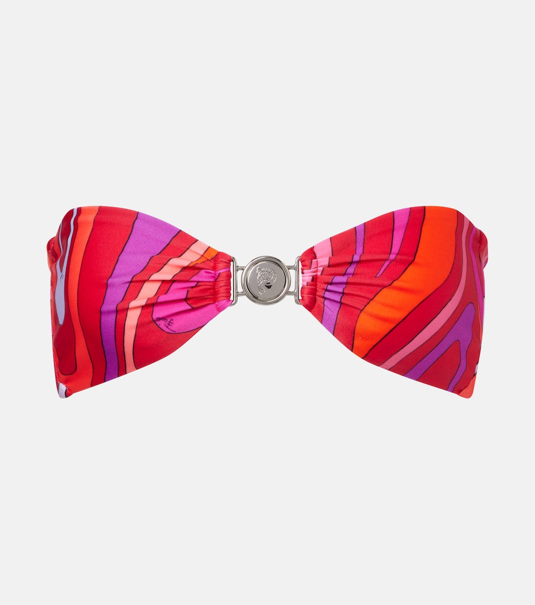 

Бикини топ с мраморным декором Pucci, Corallo/Fuxia