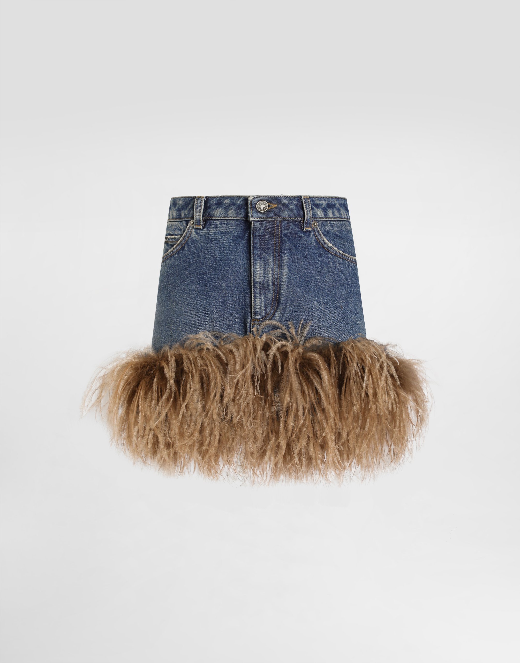 

Джинсовая юбка DOLCE & GABBANA, мультиколор