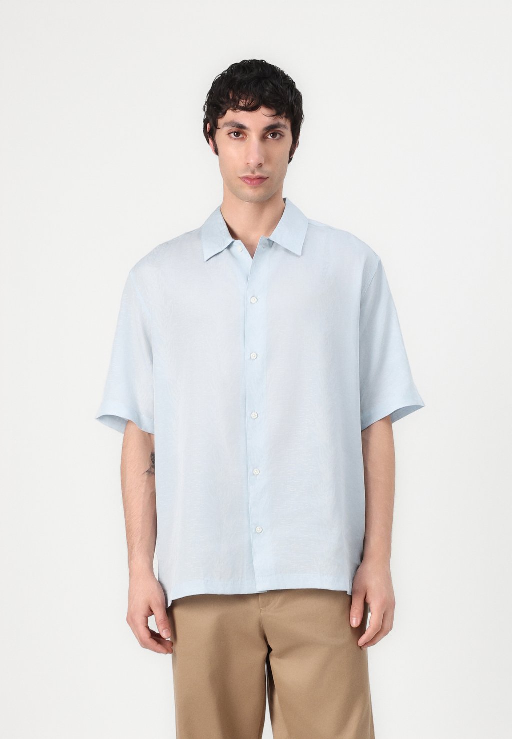 

Рубашка AYO SHIRT Samsøe Samsøe, светло-голубой