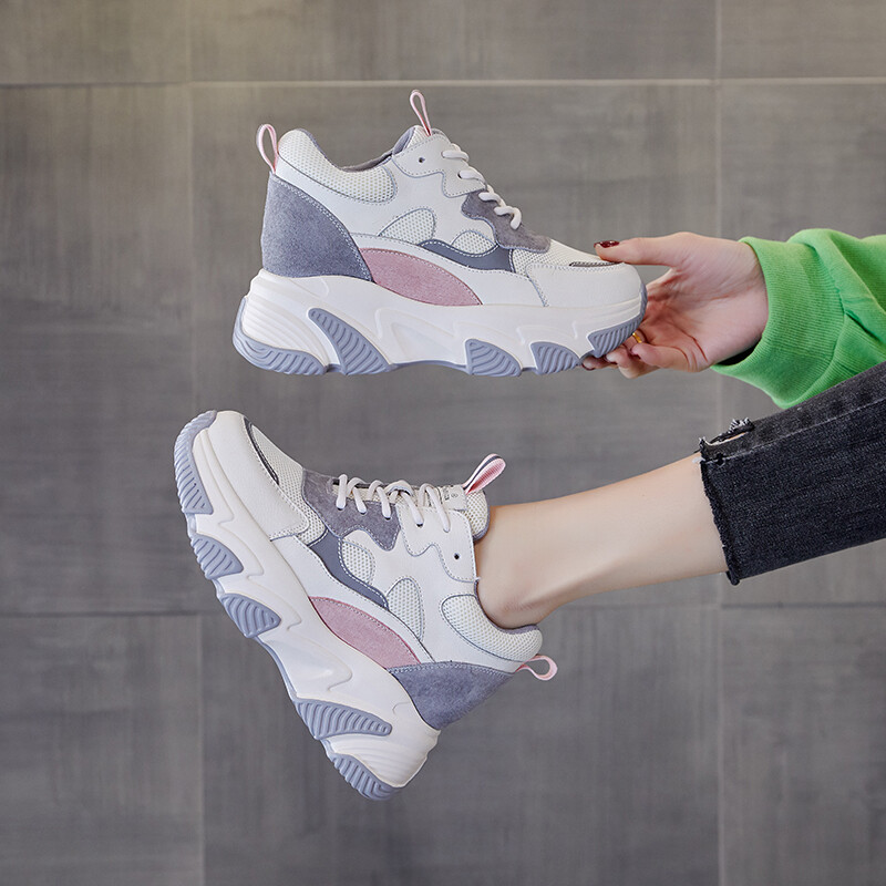 

Кроссовки женские толстые низкие желтый Nrdrofficial