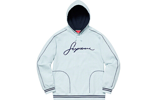 

Толстовка унисекс Supreme, голубой