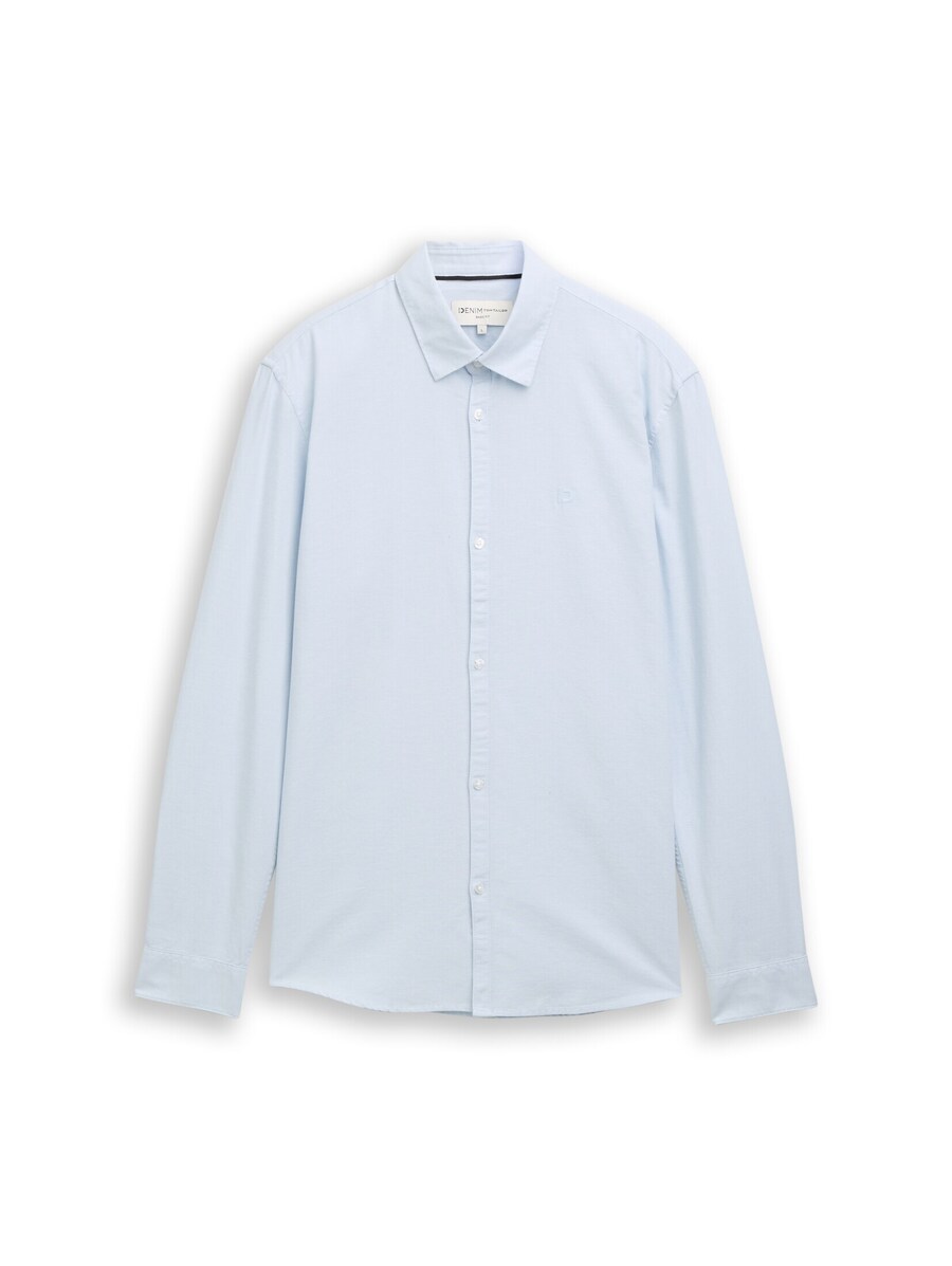 

Рубашка на пуговицах классического кроя TOM TAILOR DENIM, светло-голубой