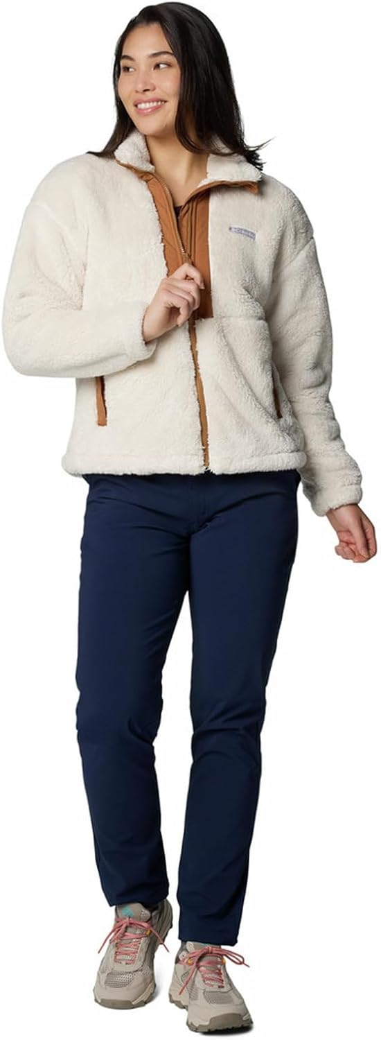 

Columbia женская куртка Boundless Discovery Sherpa Full Zip II, Chalk/Camel Brown