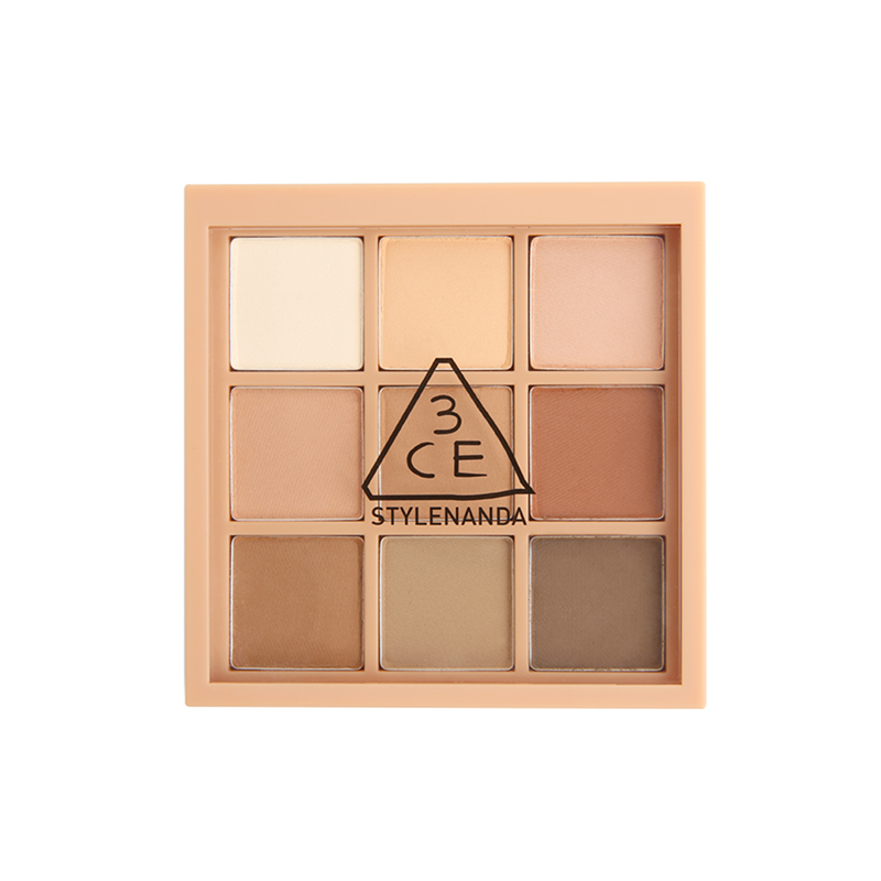 

Тени для век с девятью оттенками, легко растушевываются, создают естественный контур 3CE