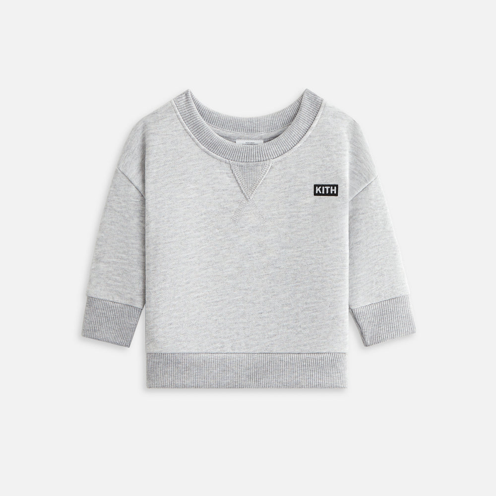 

Топ Kith Baby Long Sleeve Nelson Crew, светло-зеленый