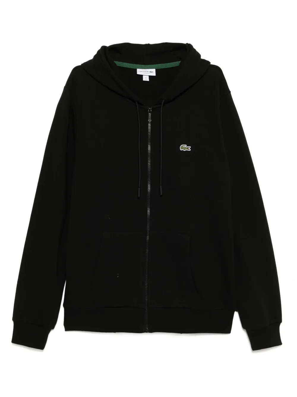 

Фактурная толстовка на молнии Lacoste, черный
