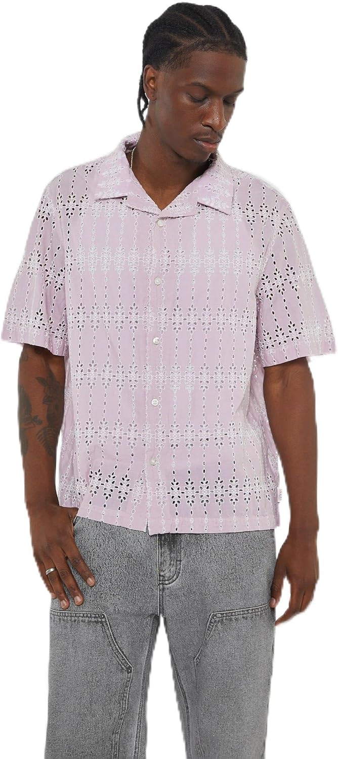 

GUESS Originals Вышитая Кемп Рубашка, Lilac Purple