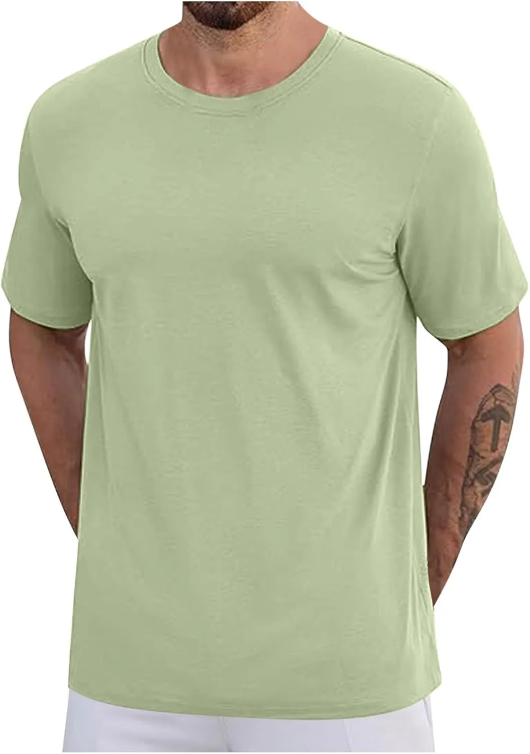 

Футболка мужская короткий рукав Plus Size Cotton Relaxed Fit