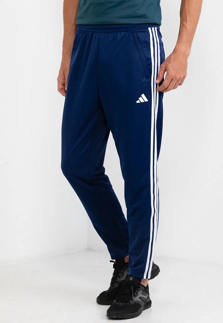 Тренировочные брюки с тремя полосками, модель Train Essentials, Adidas, белый/темно-синий