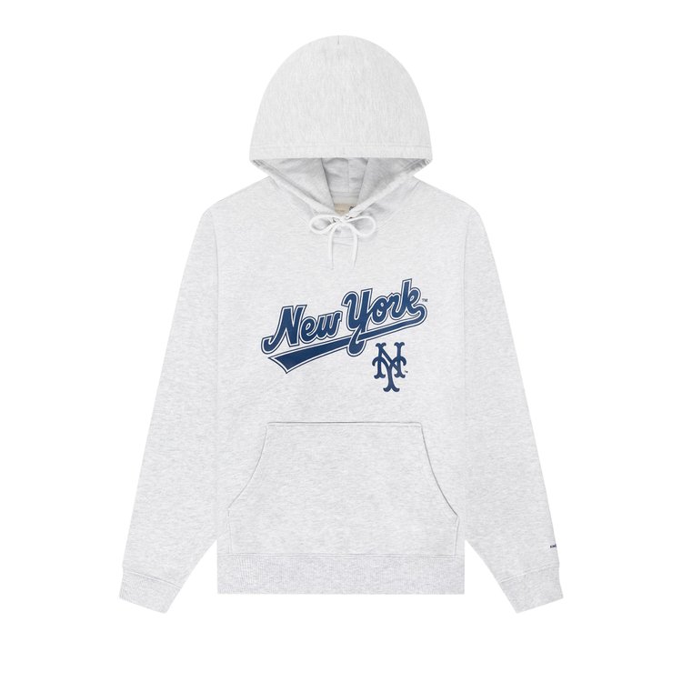 

Худи Aimé Leon Dore x New York Mets Logo Hoodie, цвет Silver Mix