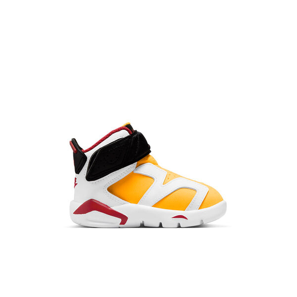 Кроссовки 6 ретро маленькие гибкие Air Jordan, желтый — фото 2