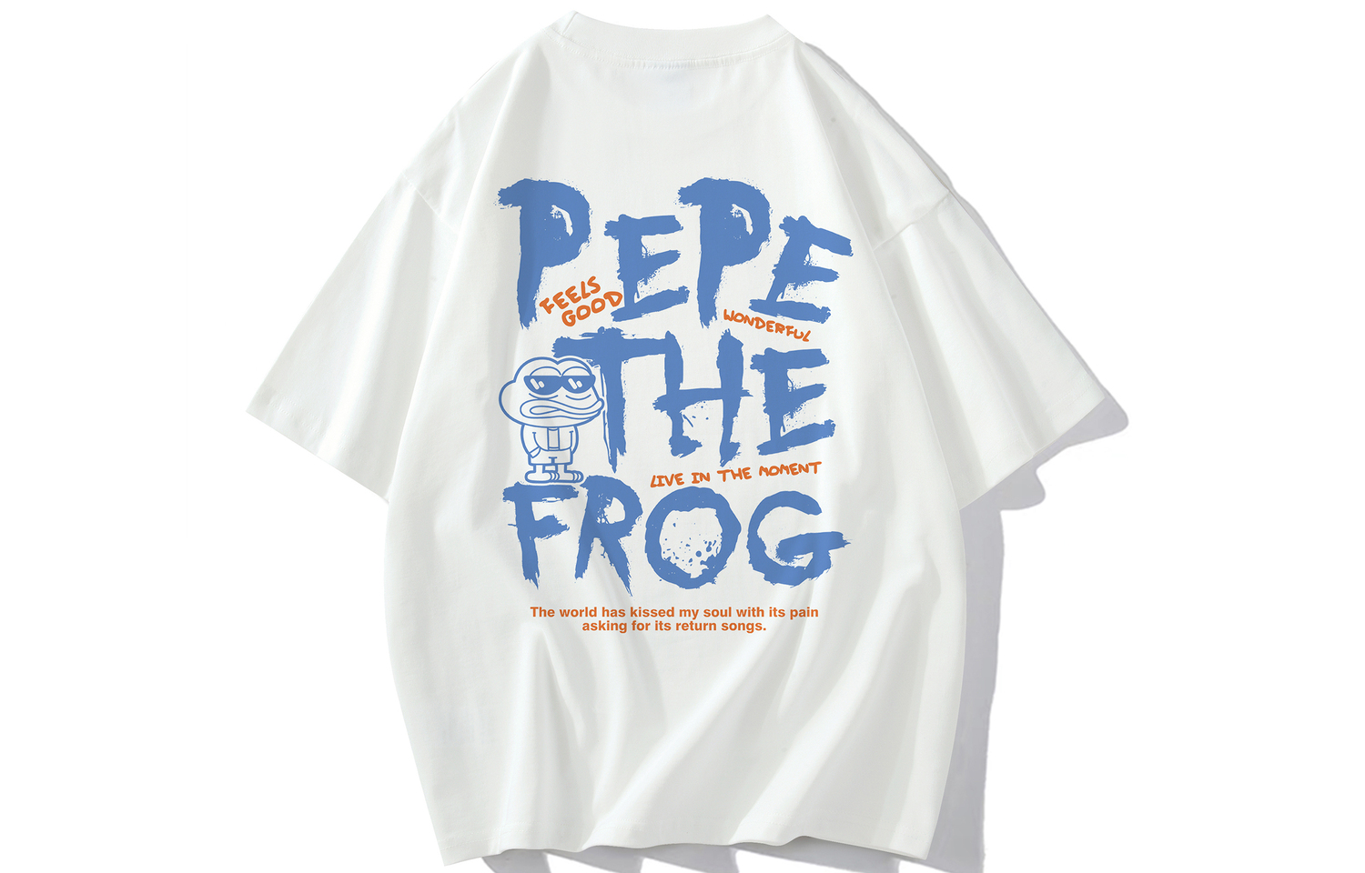 

Футболка унисекс Pepe The Frog, бежево-абрикосовая