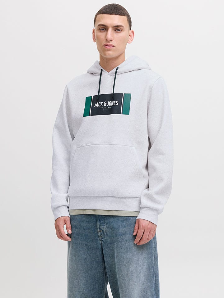 

Толстовка с капюшоном Jack & Jones, светло-серый