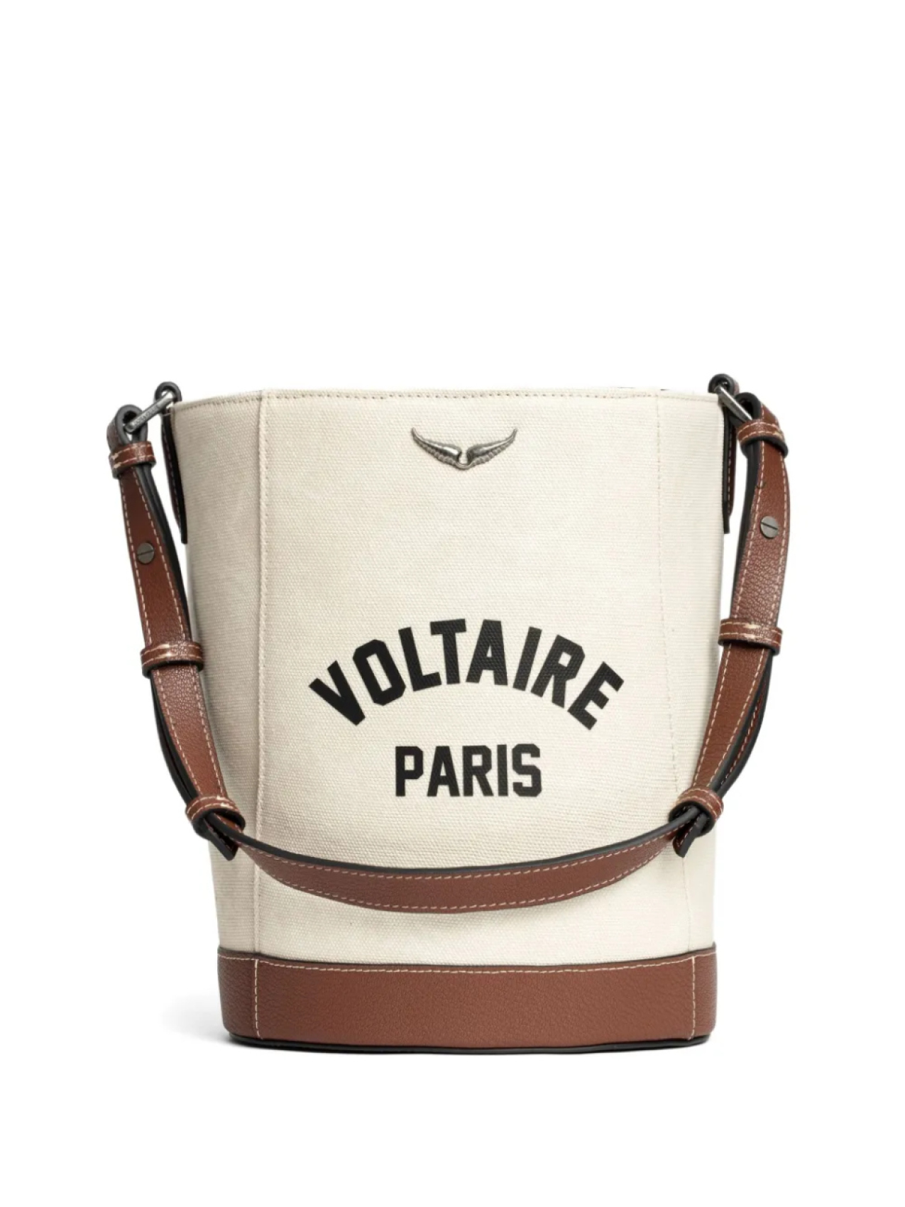 

Сумка-ведро Zadig&Voltaire с логотипом, белый