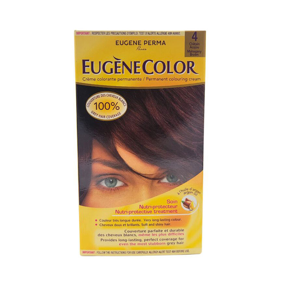 

Eugene Perma, Перманентный крем-краситель Eugènecolor 04 Chatain Acajou