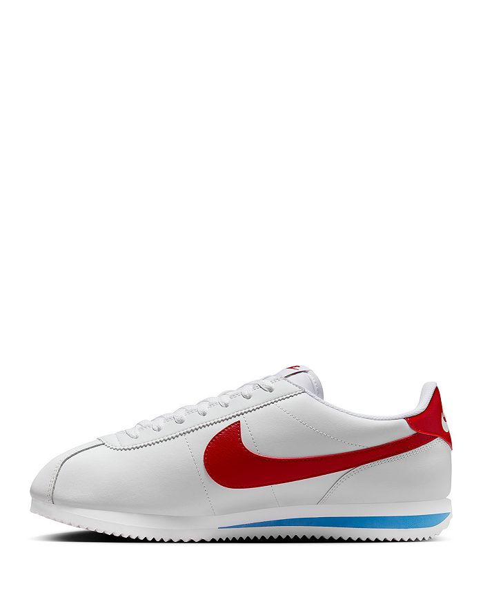 Мужские кожаные кроссовки Cortez Nike, белый — фото 3