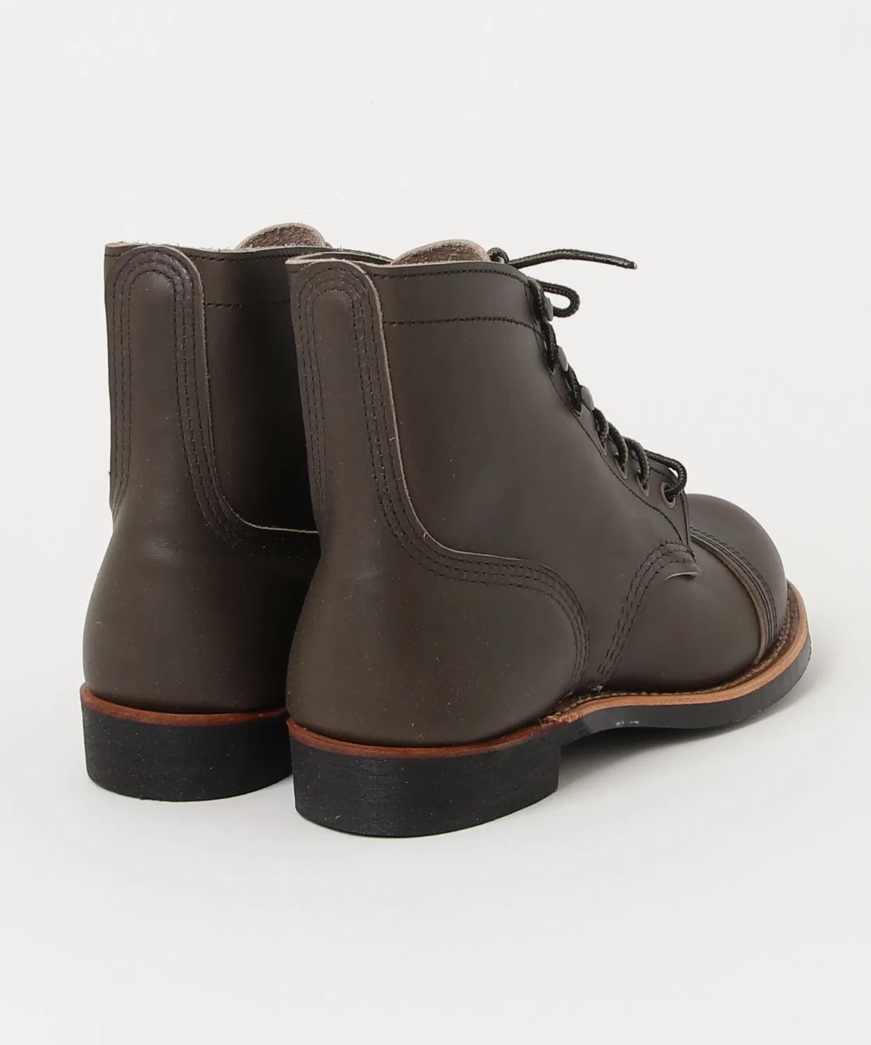 Ботинки Iron Ranger с кэп-тоу из кожи Alpine Portage, Red Wing, 8078, цвет хаки-коричневый — фото 2