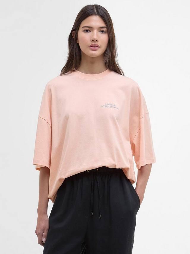 

Футболка International Palma Logo Barbour, Peach Parfait