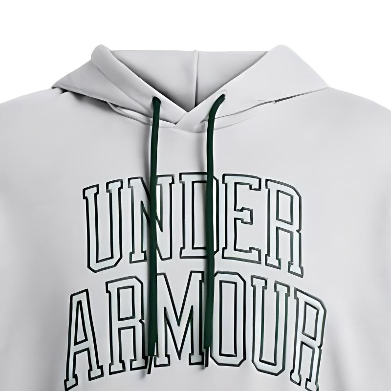

Толстовка Under Armour с капюшоном из махровой ткани мужская серая